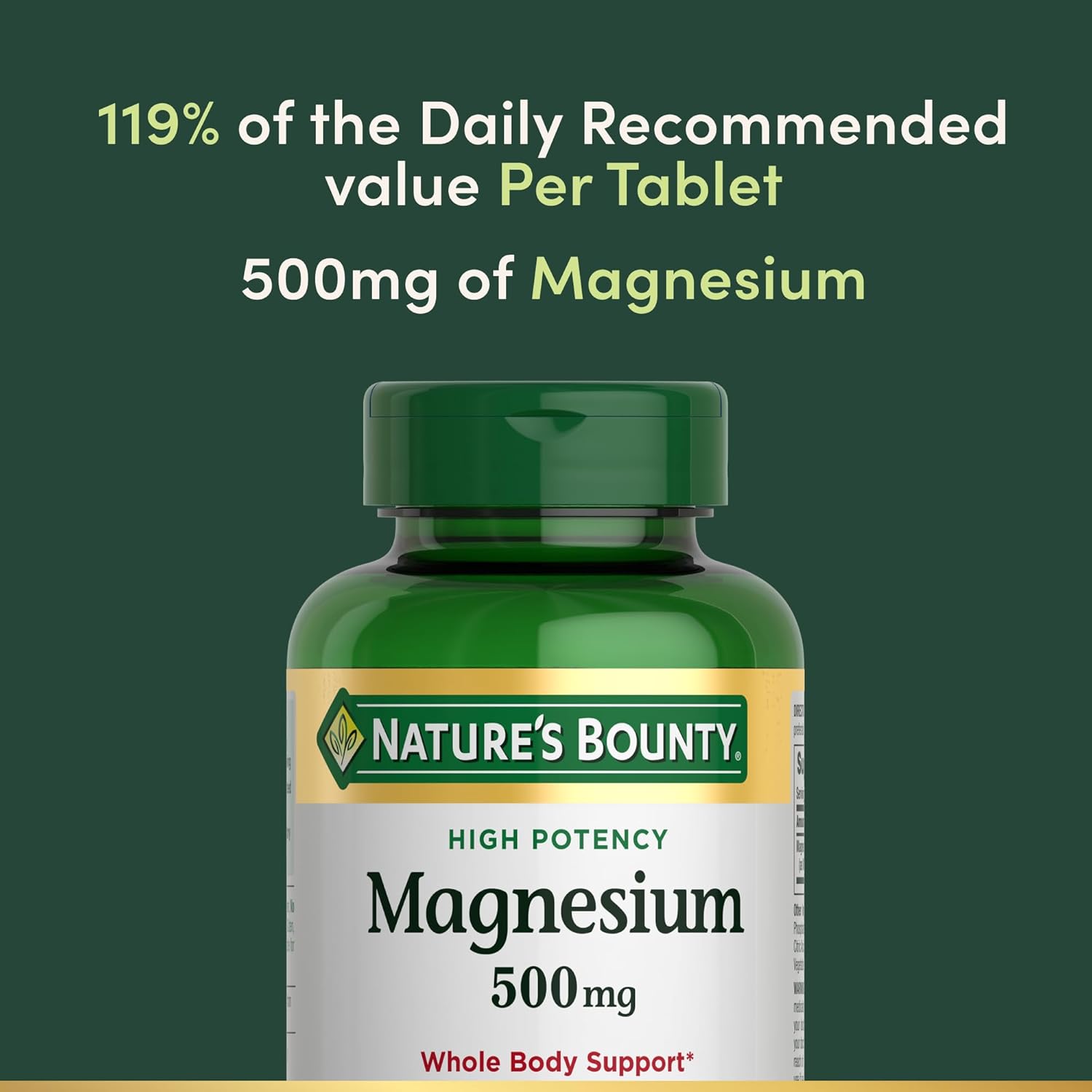 Nature's Bounty Magnesium Supplement