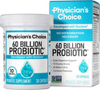 Physician's Choice Probiotics 60 Billion CFU - 10 Strains + Organic Prebiotics - Immune