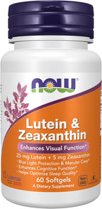 Lutein & Zeaxanthin with 25 mg Lutein and 5 mg Zeaxanthin, 60 Softgels