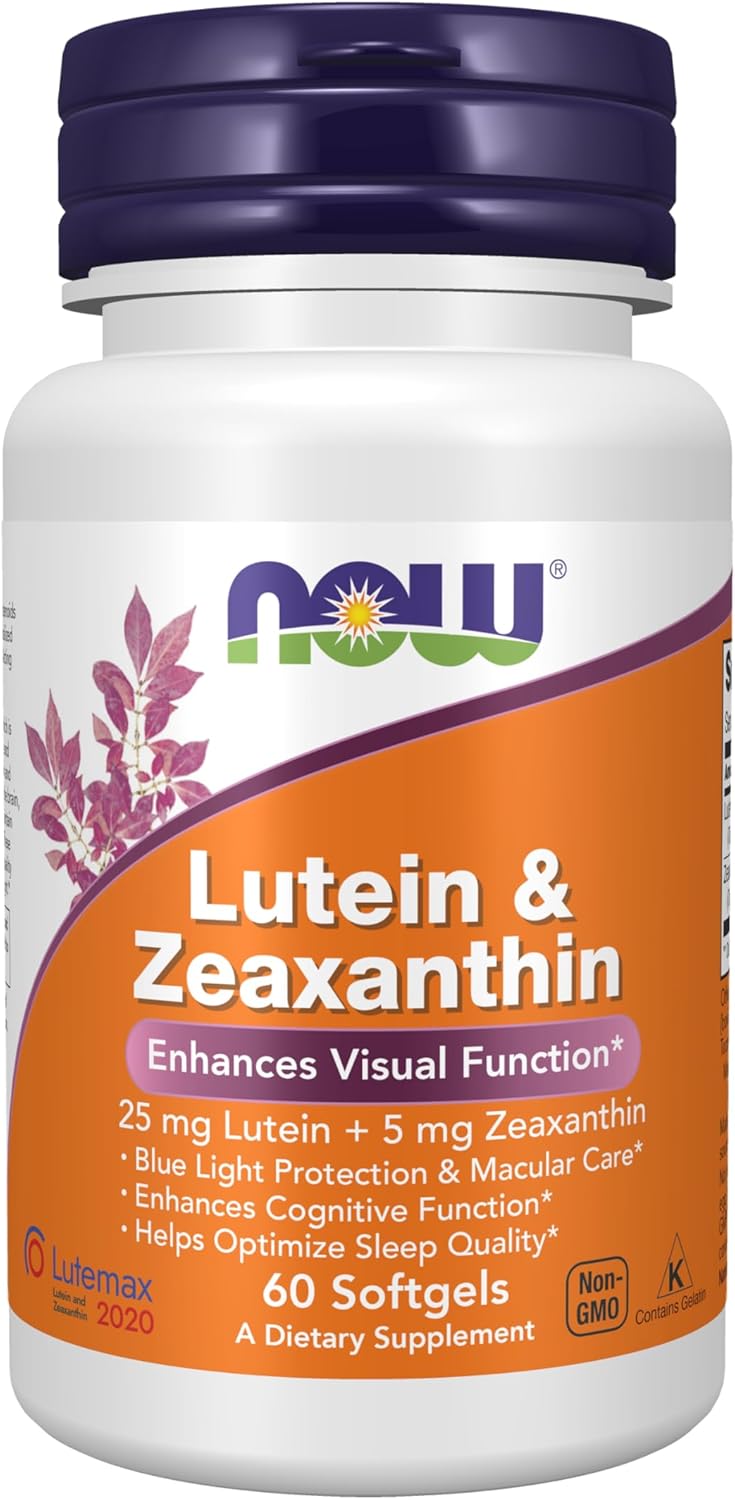 Lutein & Zeaxanthin with 25 mg Lutein and 5 mg Zeaxanthin, 60 Softgels