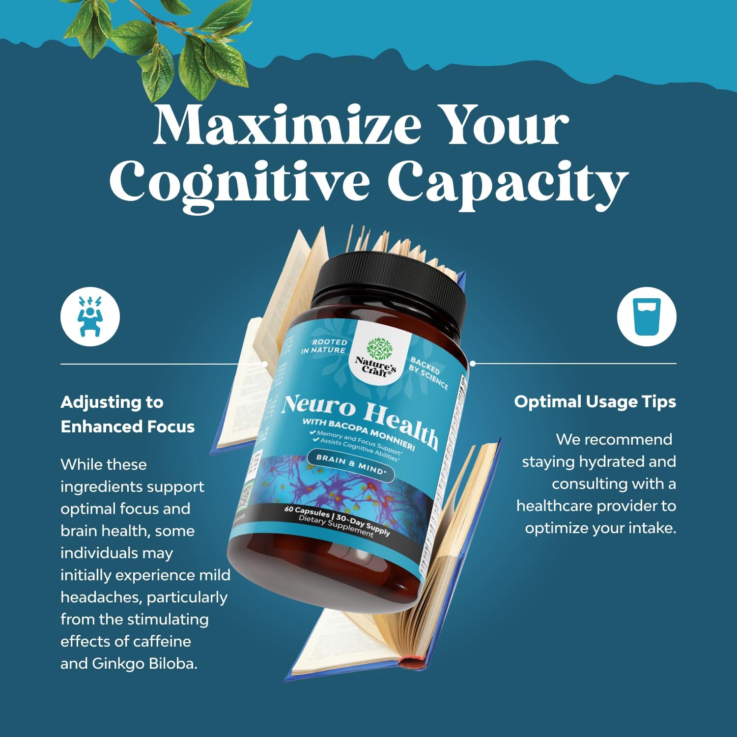 Nootropic Brain Supplement for Memory and Focus Support