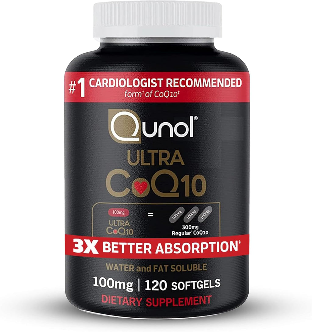 Qunol CoQ10 100mg Softgels 120 Count