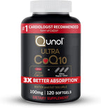 Qunol CoQ10 100mg Softgels 120 Count