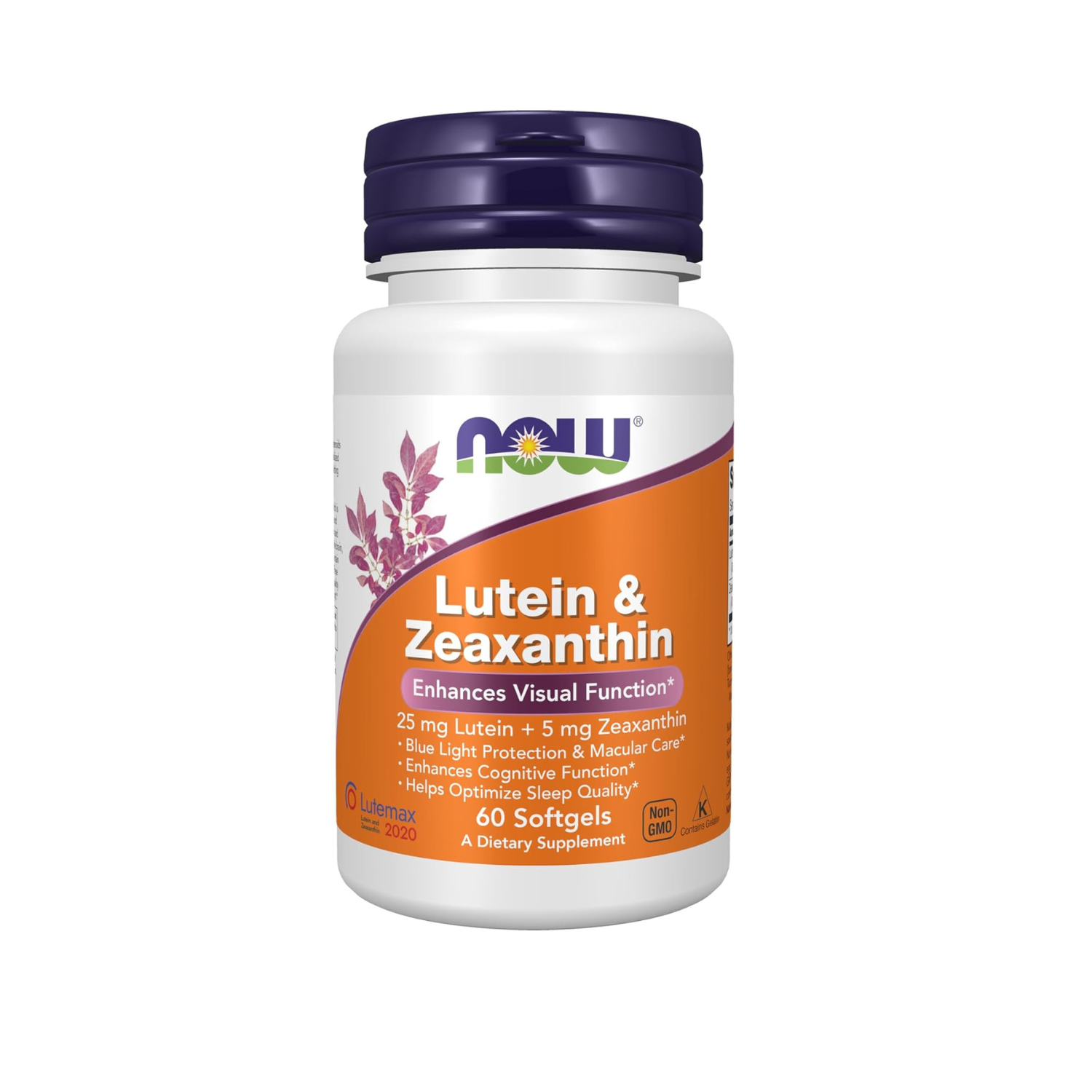 Lutein & Zeaxanthin with 25 mg Lutein and 5 mg Zeaxanthin, 60 Softgels